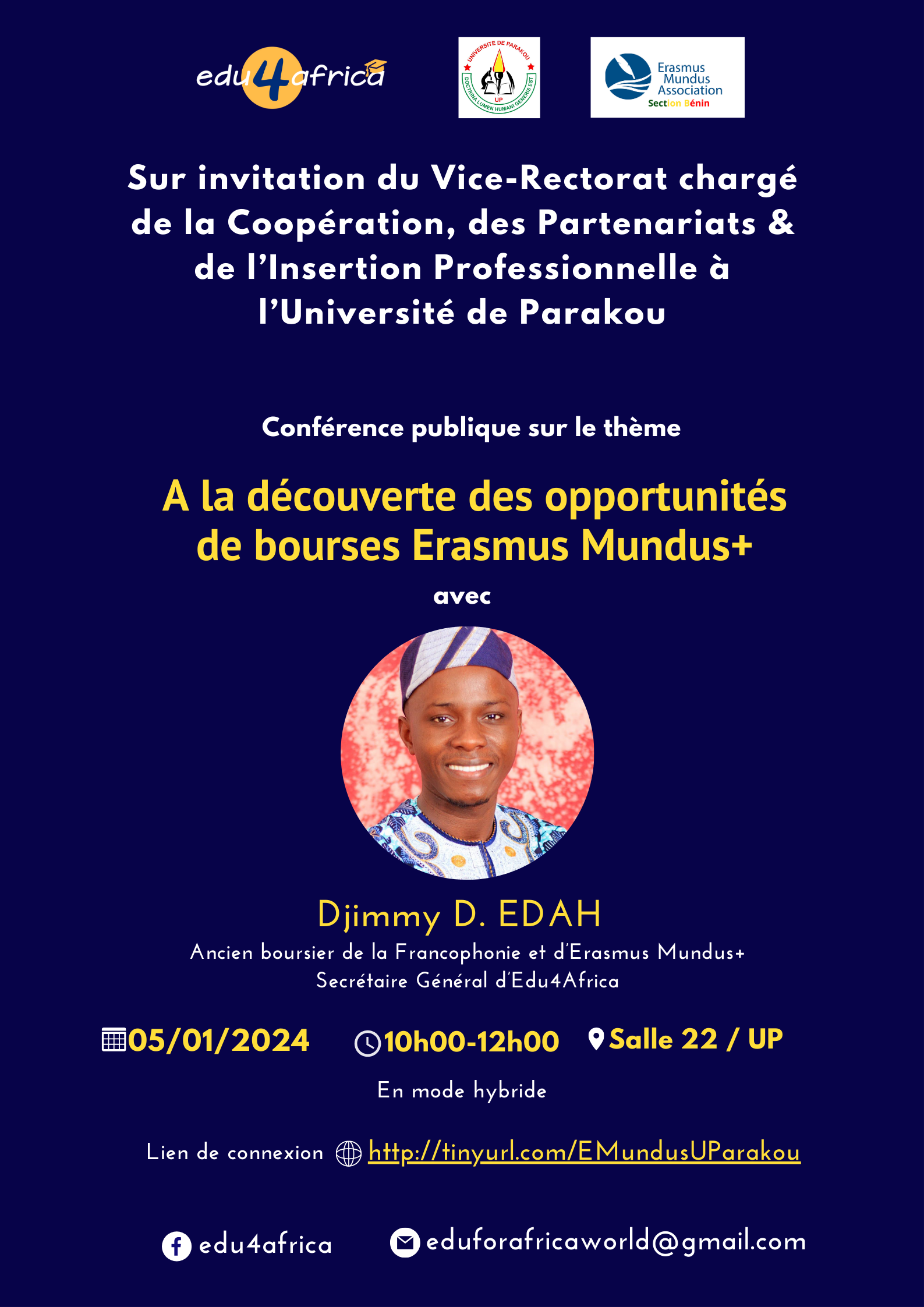 Conférence Erasmus Mundus UParakou